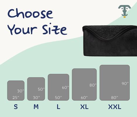 Show full view: Katziela Fur Comfort Premium Dog & Cat Throw Blanket, Black Solid, XX-Large: 80 x 90-in slide 7 of 8