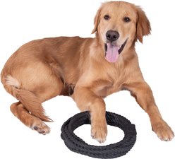 Wrangler Foam Coiled Rope Dog Chew Toy, Black slide 1 of 5