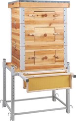 Aivituvin Large Wooden Bee Hive, Brown, 24.6-L