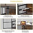 Show in main carousel: LovMor Furniture-Style Dog Crate, Brown, 48-in slide 4 of 10