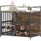 Show in main carousel: LovMor Furniture-Style Dog Crate, Brown, 48-in slide 1 of 10