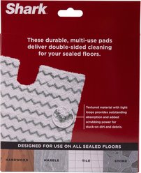 Shark Click n Release Steam Mop Replacement Pad, White/Gray slide 2 of 6