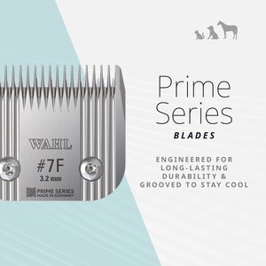 Wahl #7 Full Prime Series Pet Grooming Blade Set, Chrome