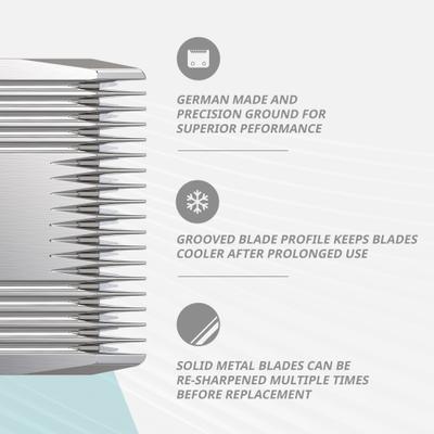 Show full view: Wahl #7 Full Prime Series Pet Grooming Blade Set, Chrome slide 5 of 8