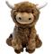 Show in main carousel: fouFIT Highland Cow Squeaky Dog Plush Toy, Brown, Large slide 1 of 5
