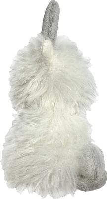 Show full view: fouFIT Highland Cow Squeaky Dog Plush Toy, Cream, Small slide 3 of 5