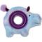 Show in main carousel: fouFIT Hide 'n Seek Ring Around the Plushie Hippo Dog Treat Dispensing Toy slide 1 of 4