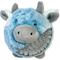 Show in main carousel: fouFIT Fuzzy Wuzzy MooMoo Spiker Dog Ball Toy, Blue, Large slide 4 of 7