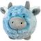 Show in main carousel: fouFIT Fuzzy Wuzzy MooMoo Spiker Dog Ball Toy, Blue, Large slide 1 of 7