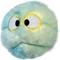 Show in main carousel: fouFIT Fuzzy Wuzzy Goof Ball Spiker Dog Ball Toy, Blue/Yellow, Large slide 1 of 5