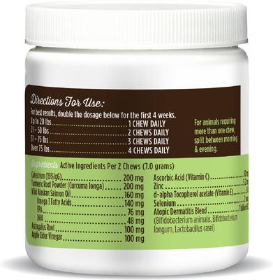 Show full view: Dr. Joseph's VetPro Complete Beef Flavored Soft Chew Advanced Allergy Supplement for Dogs, 60 count slide 7 of 9