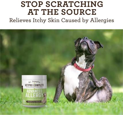 Show full view: Dr. Joseph's VetPro Complete Beef Flavored Soft Chew Advanced Allergy Supplement for Dogs, 60 count slide 5 of 9