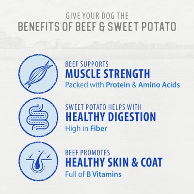 Show full view: Caledon Farms Dodo Baked Bites Beef & Sweet Potato Soft & Chewy Dog Treats, 9.35-oz bag slide 6 of 10