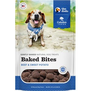 Caledon Farms Dodo Baked Bites Beef & Sweet Potato Soft & Chewy Dog Treats, 9.35-oz bag