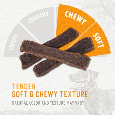 Show full view: Caledon Farms Dodo Classic Bacon & Pork Recipe Jerky Dog Treats, 7.8-oz bag slide 8 of 9