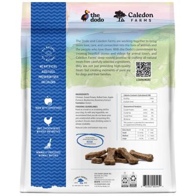 Show full view: Caledon Farms Dodo Chicken with Apple & Blueberry Crunchy Dog Treats, 19.5-oz bag slide 3 of 10