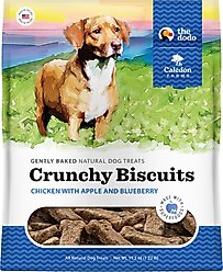 Caledon Farms Dodo Chicken with Apple & Blueberry Crunchy Dog Treats, 19.5-oz bag slide 1 of 9