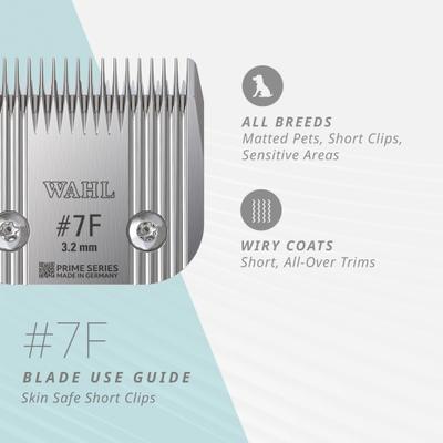 Show full view: Wahl #7 Full Prime Series Pet Grooming Blade Set, Chrome slide 6 of 8