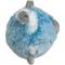 Show in main carousel: fouFIT Fuzzy Wuzzy MooMoo Spiker Dog Ball Toy, Blue, Large slide 5 of 7