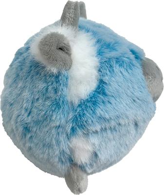 Show full view: fouFIT Fuzzy Wuzzy MooMoo Spiker Dog Ball Toy, Blue, Large slide 5 of 7