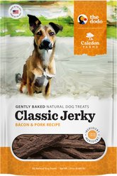 Caledon Farms Dodo Classic Bacon & Pork Recipe Jerky Dog Treats, 7.8-oz bag