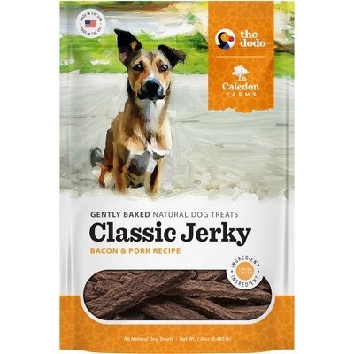 Caledon Farms Caledon Farms Dodo Classic Bacon & Pork Recipe Jerky Dog Treats, 7.8-oz bag