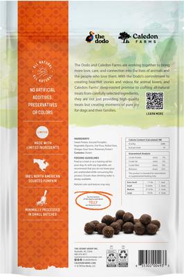 Show full view: Caledon Farms Dodo Baked Bites Pumpkin Soft & Chewy Dog Treats, 9.35-oz bag slide 3 of 10