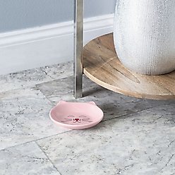Park Life Designs Oscar Ceramic Cat Dish, 1-cup, 4 count, Pink slide 2 of 3