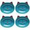 Show in main carousel: Park Life Designs Oscar Ceramic Cat Dish, 1-cup, 4 count, Blue slide 1 of 4
