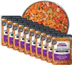 Health Extension Gently Cooked Grain-Free Vegetarian Recipe Wet Dog Food, 3-oz pouch, 10 count