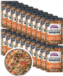 Health Extension Gently Cooked Chicken & Pumpkin Recipe Wet Dog Food, 3-oz pouch, 20 count