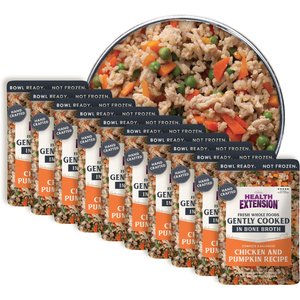 Health Extension Gently Cooked Chicken & Pumpkin Recipe Wet Dog Food, 3-oz pouch, 10 count