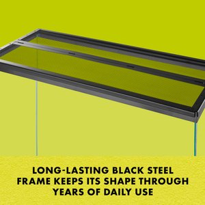 Zilla Fresh Air Screen Cover with Center Hinge for Terrariums, 24-in