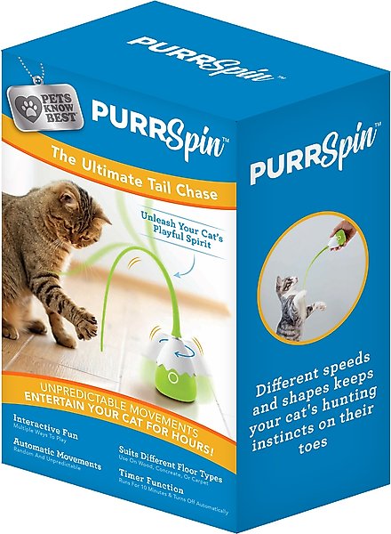 Show full view: Pets Know Best Purrspin Cat Motion Toy slide 1 of 10