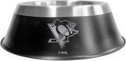 Littlearth NHL All Pro Pittsburgh Penguins Non-skid Dog Bowl, 5-cup