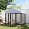 Show in main carousel: PawHut Outdoor Dog Kennel with UV-Resistant & Waterproof Cover, 71.3 x 71.3 x 72-in slide 9 of 10