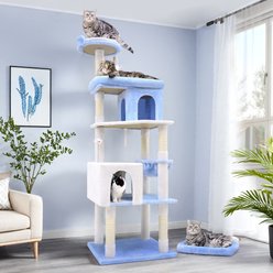 Globlazer S72 Heavy Duty 72-in Cactus Cat Tree, Ocean Blue slide 1 of 7