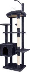 Globlazer 64-in Corner Cat Tree, Dark Gray slide 2 of 8