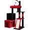 Show in main carousel: Globlazer 50-in Heavy Duty Cat Tree, Black Red slide 8 of 8