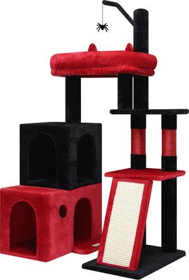Show full view: Globlazer 50-in Heavy Duty Cat Tree, Black Red slide 8 of 8