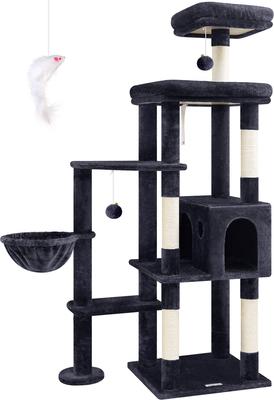 Show full view: Globlazer F65 Extra Large 65-in Cat Tree, Dark Gray slide 7 of 7