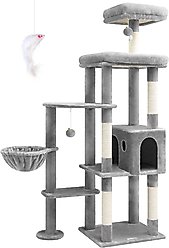 Globlazer F65 Extra Large 65-in Cat Tree, Light Gray slide 2 of 7