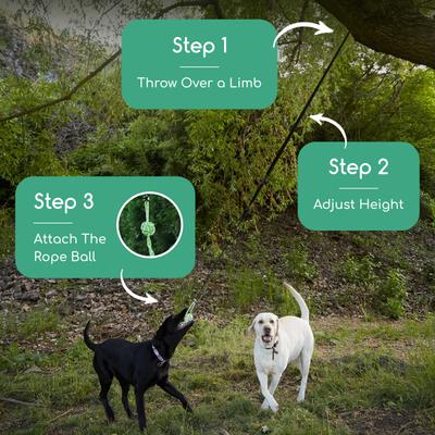 Show full view: Tumbo Tugger Dog Toy, Green, Large slide 5 of 9