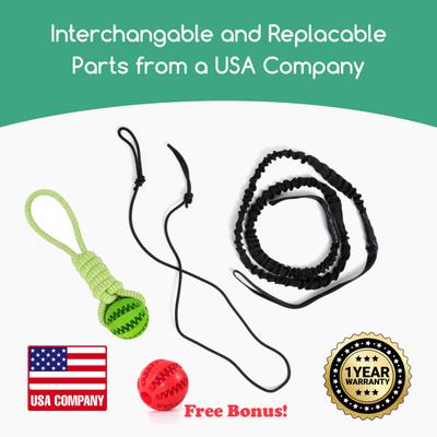 Show full view: Tumbo Tugger Dog Toy, Green, Large slide 3 of 9