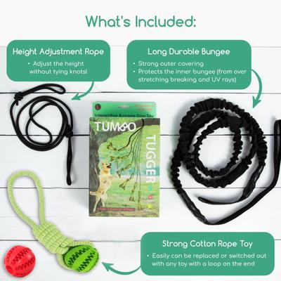 Show full view: Tumbo Tugger Dog Toy, Green, Large slide 4 of 9