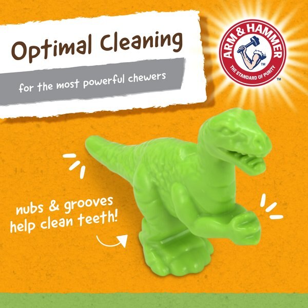 Arm & Hammer Products Ora Play Denta-Saurus Mint Tough Dog Chew Toy