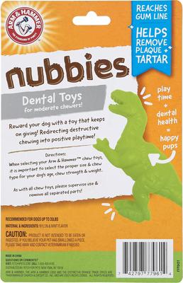 Show full view: Arm & Hammer Products Ora Play Denta-Saurus Mint Tough Dog Chew Toy, Tyrannosaurs Rex slide 2 of 11