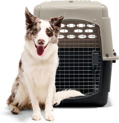 Petmate Vari Dog & Cat Kennel, Tan, 32-in, 30-50-lbs slide 1 of 4