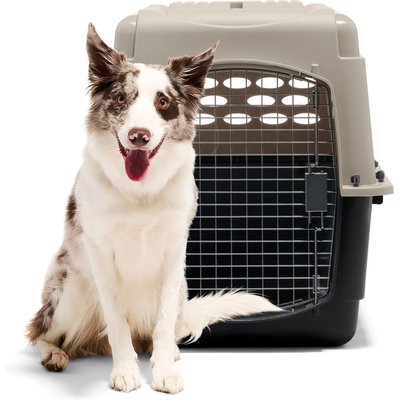 Petmate Petmate Vari Dog & Cat Kennel, Tan, 32-in, 30-50-lbs