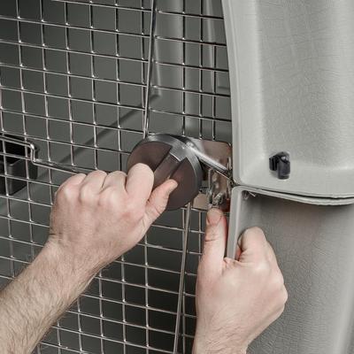 Show full view: Petmate Sky Dog & Cat Kennel, Gray, 48 inches, 90-125-lbs slide 5 of 9